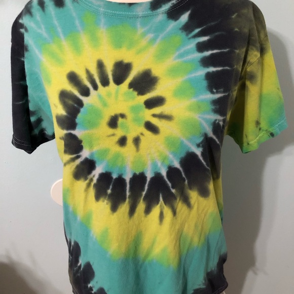 Assembly New York Tie Dye Green T shirt size small - Picture 6 of 6